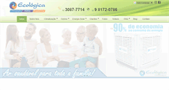 Desktop Screenshot of ecologicaclima.com.br